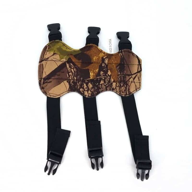 Camo Arm Guard JX107, Pelindung Lengan Bahan Kulit dan Nylon - Gambar 4