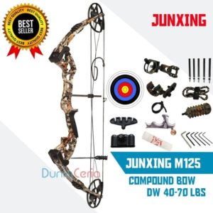 FULLSET Busur Panah Junxing M125 Compound Bow