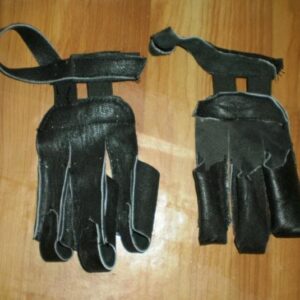 Finger Gloves Pelindung Jari Panahan Kulit Sintetis