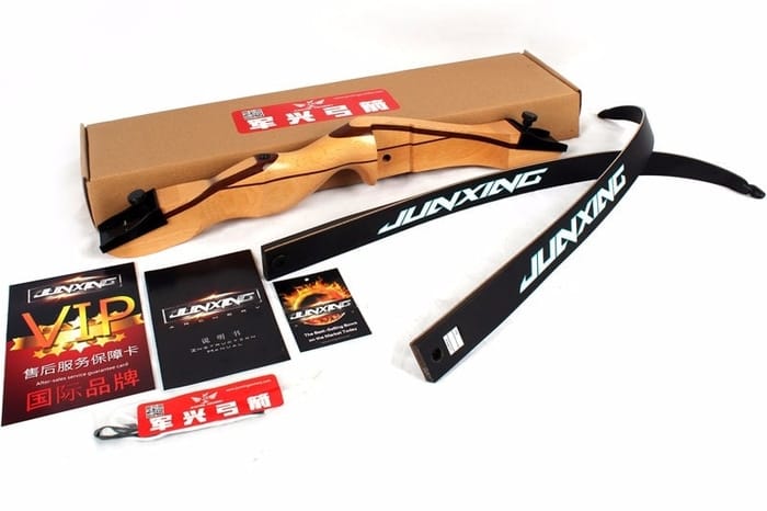 FULLSET Busur Panah Junxing F168 C Recurve Bow Siap Pakai - Gambar 4