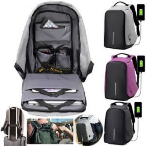 Tas Anti Maling / Theft Dilengkapi Port USB Powerbank