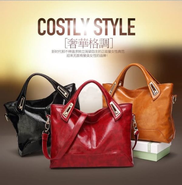 Tas Wanita Import Hand Bag - Handbag Magelo - Bahan Kulit