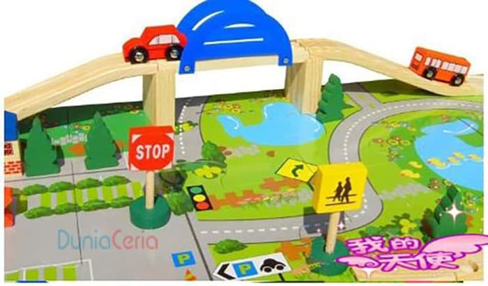 Mainan Edukasi Anak / Edukatif Rail Overpass - Gambar 3