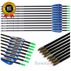 Anak Panah Arrow Musen 6mm Spine 900 Carbon Fiber MSTJ-42BS