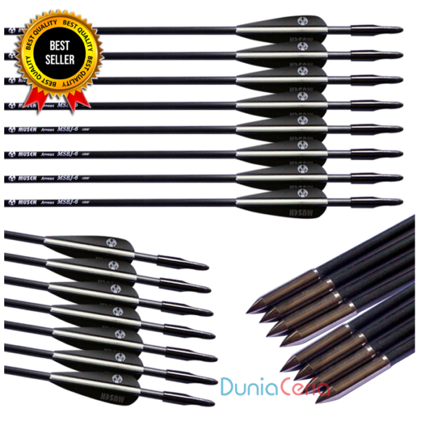 Anak Panah Arrow Musen 6mm Spine 1200 MSBJ-6001