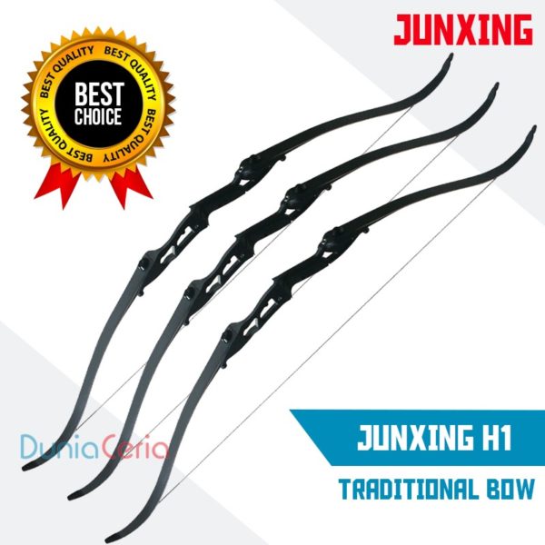 Busur Panah Junxing H1 Hunting Fishing Recurve Bow