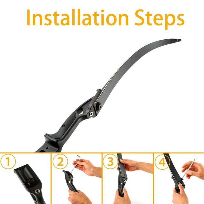 Paket HEMAT Busur Import Junxing F177 Pemula Pria Wanita Recurve Bow - Gambar 3