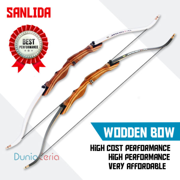 Busur Panah Jandao Sanlida Wooden Recurve Bow