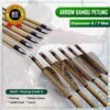Anak Panah Arrow Bambu Petung 6mm 7mm Grade A
